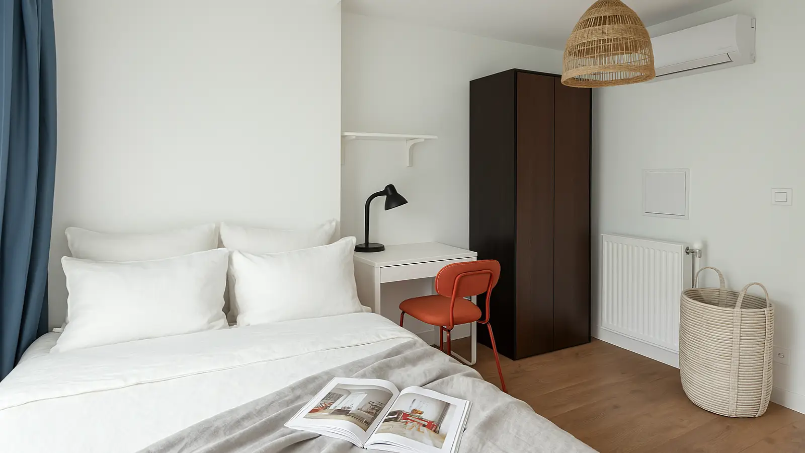Chambre Rue de l'Ourcq à Paris