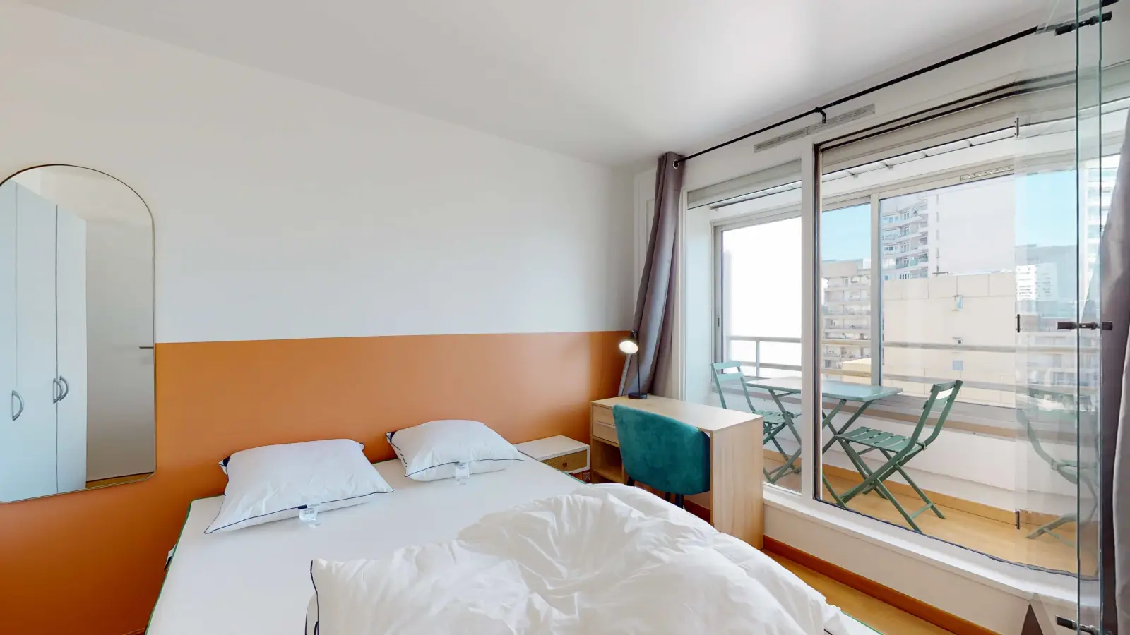 Chambre Esplanade Charles de Gaulle à Nanterre
