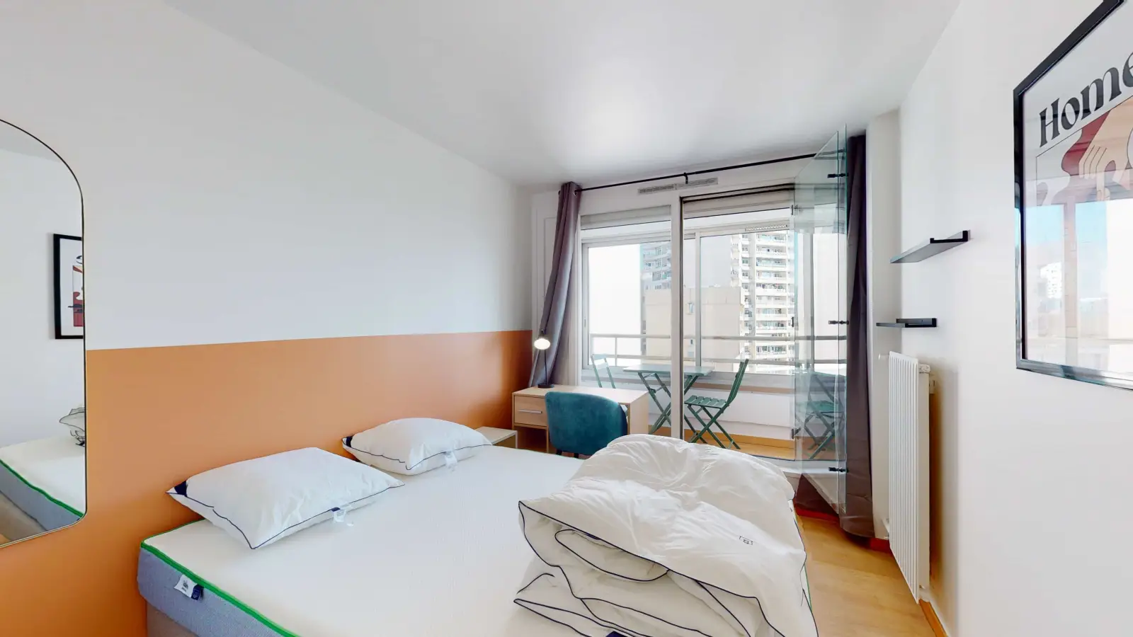Chambre Esplanade Charles de Gaulle à Nanterre