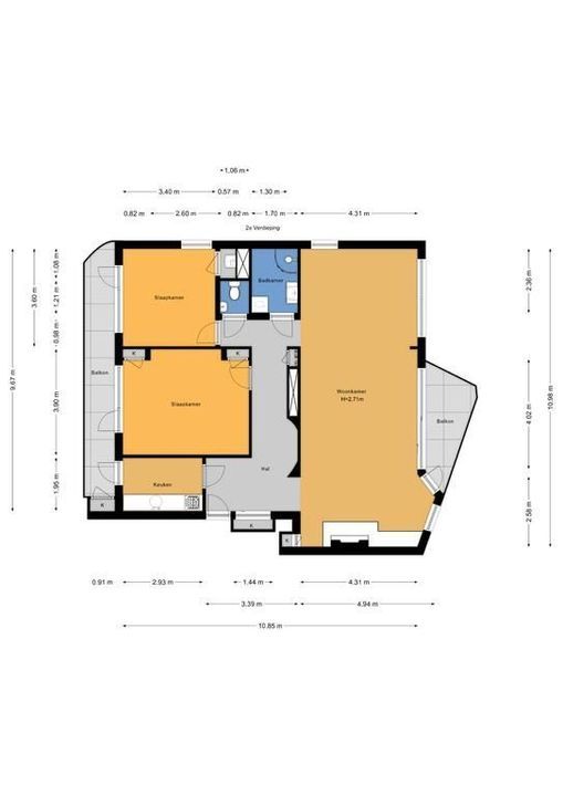 Appartement aan de Zeekant in Den Haag (2586 JH)