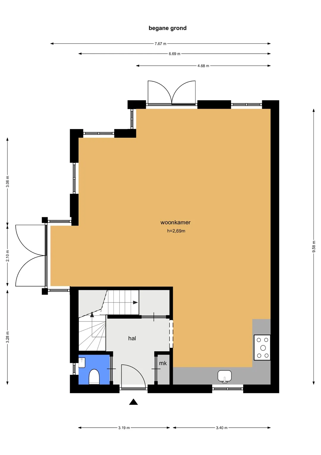 Appartement Wilhelminaplantsoen 1 in Bussum