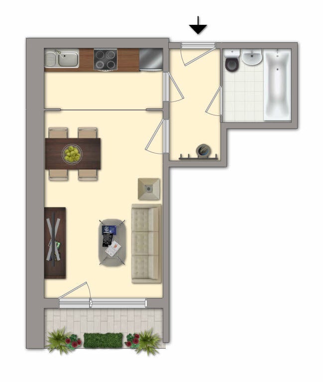 Wohnung Hallenser Straße in Cottbus