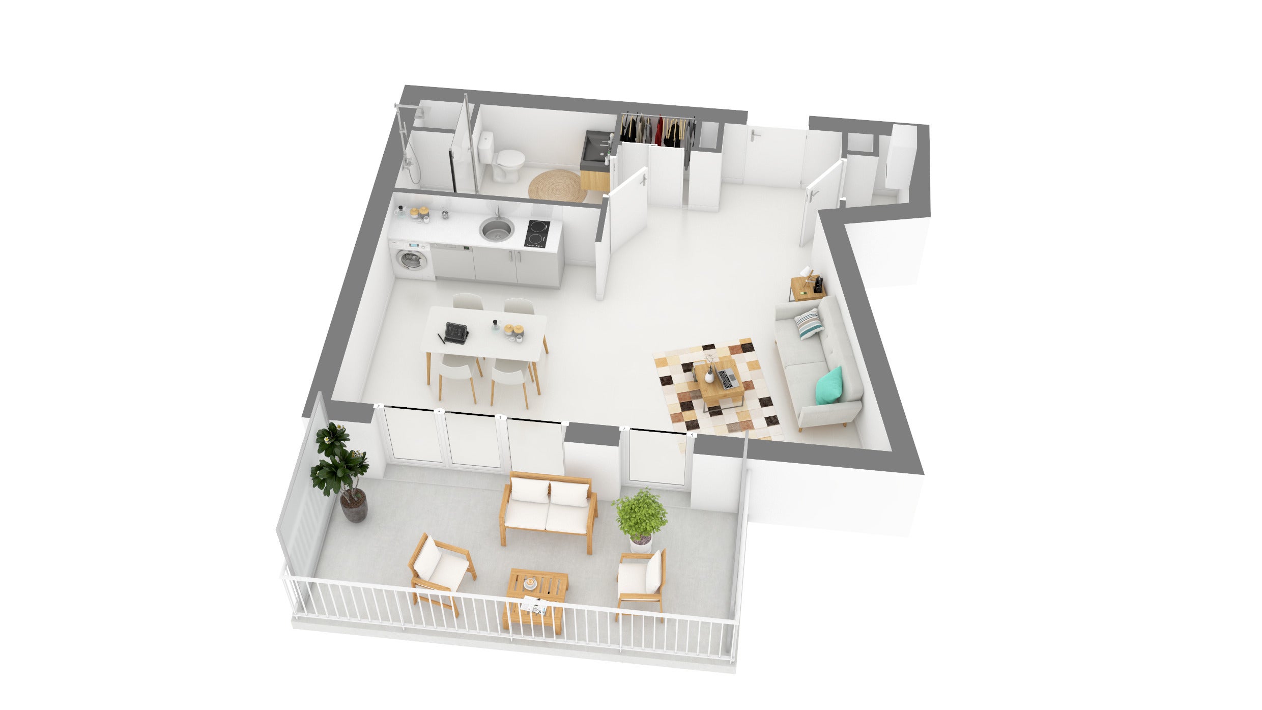 Flat Rue Raimu in Bouc-Bel-Air