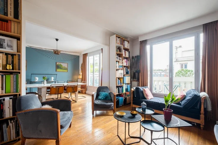 Flat Rue Lamarck in Paris
