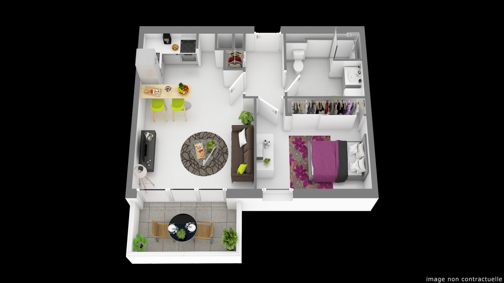 Appartement Rue Saint-Exupéry à Saint-Alban