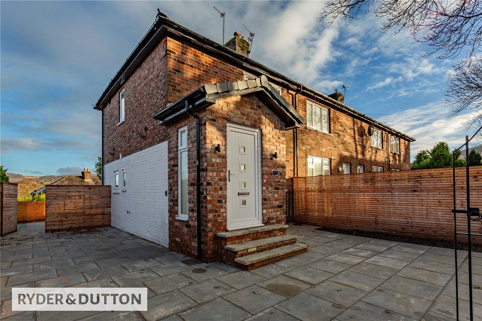House Brushes Road in Tameside