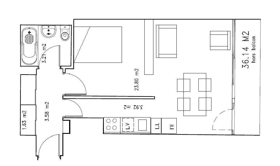 Appartement Rue de Lourmel à Paris