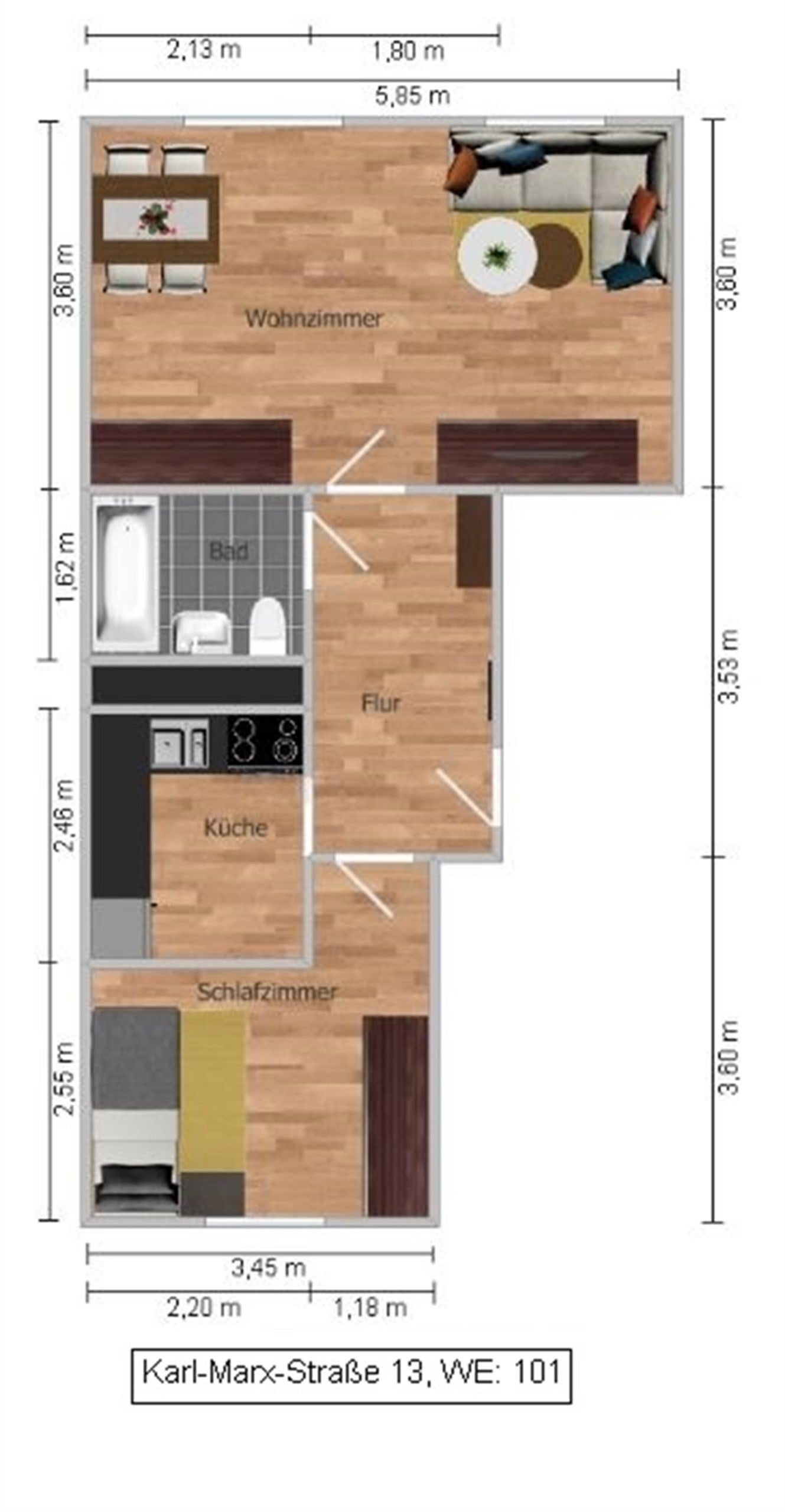 Wohnung Karl-Marx-Straße in Spremberg