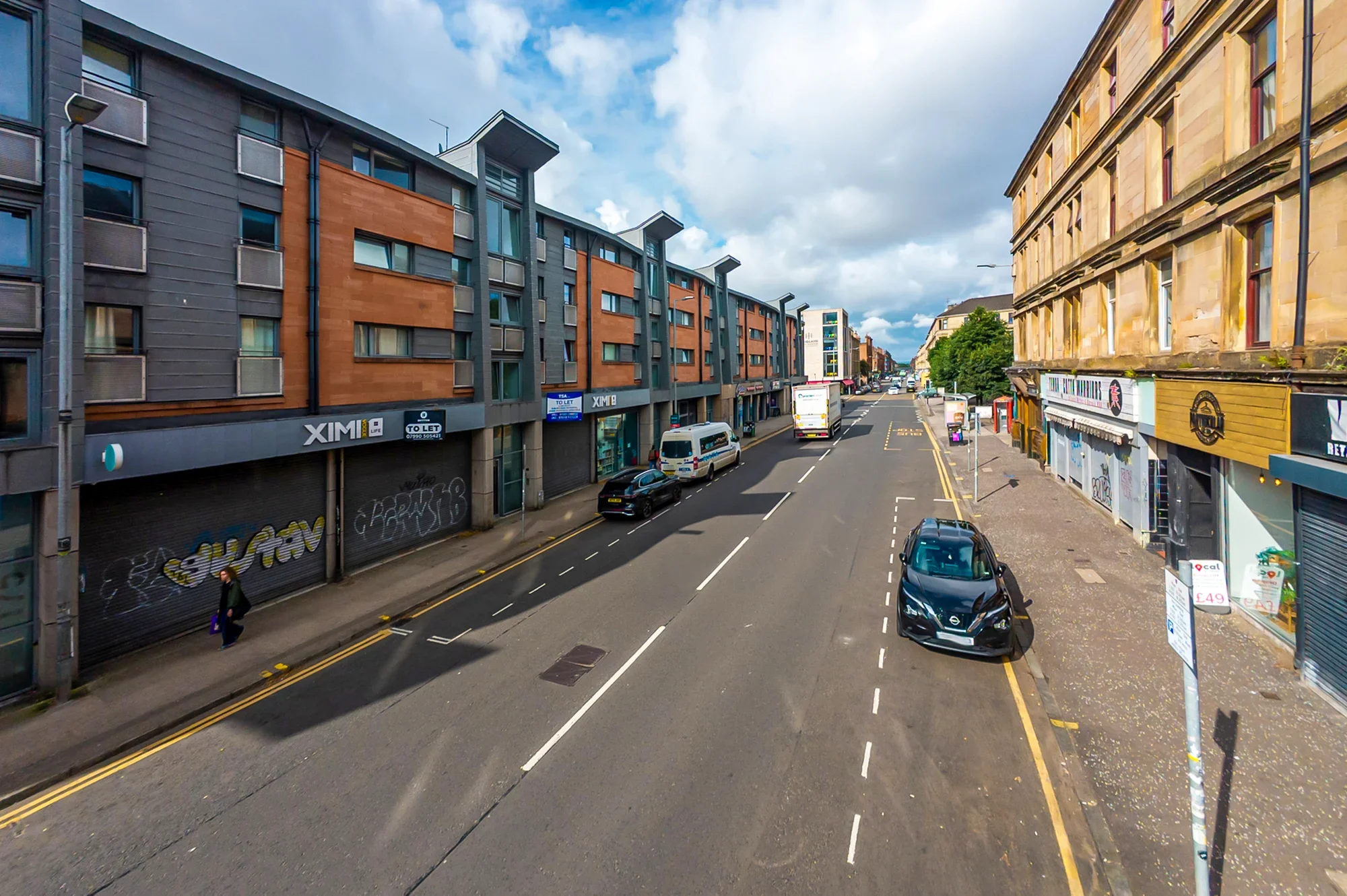 Flat Dumbarton Road in Glasgow