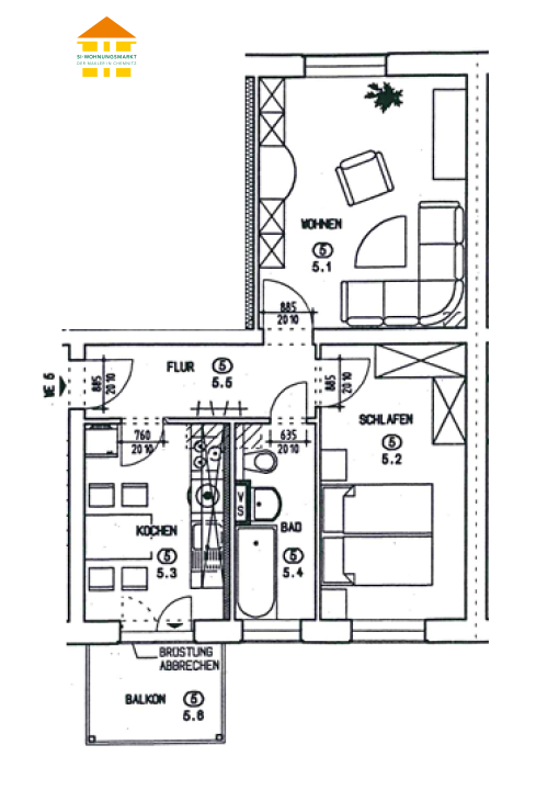 Wohnung Heimgarten in Chemnitz