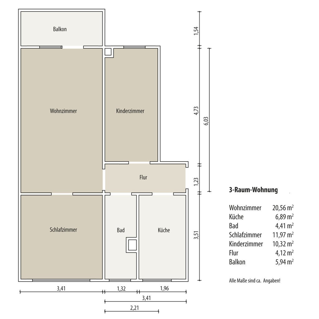Wohnung Fröbelstraße in Gera