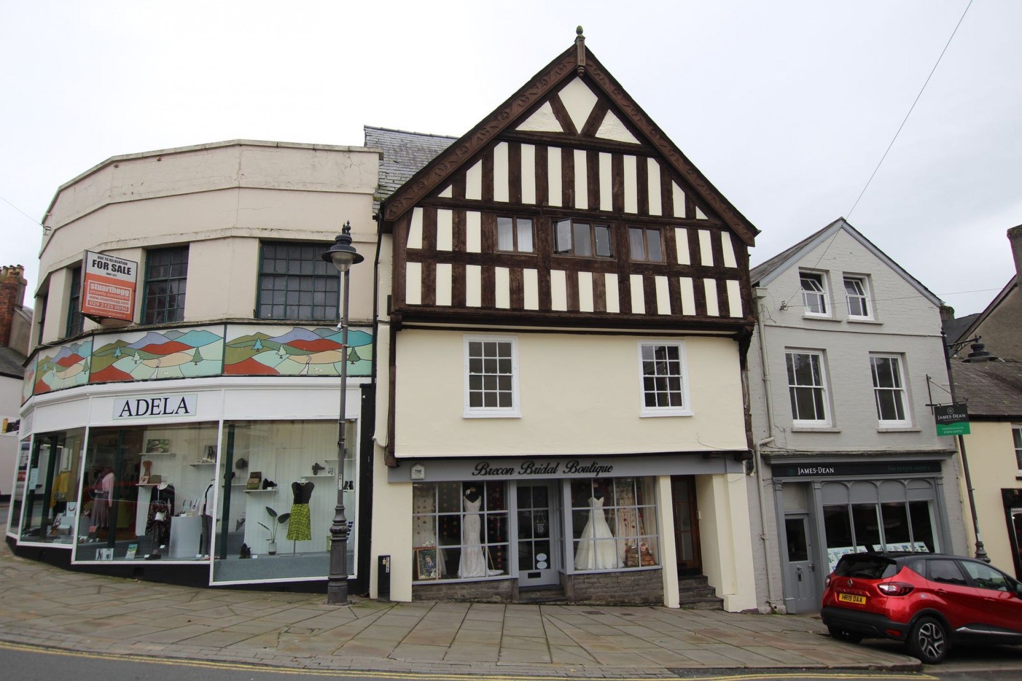Flat Ship Street in Brecon