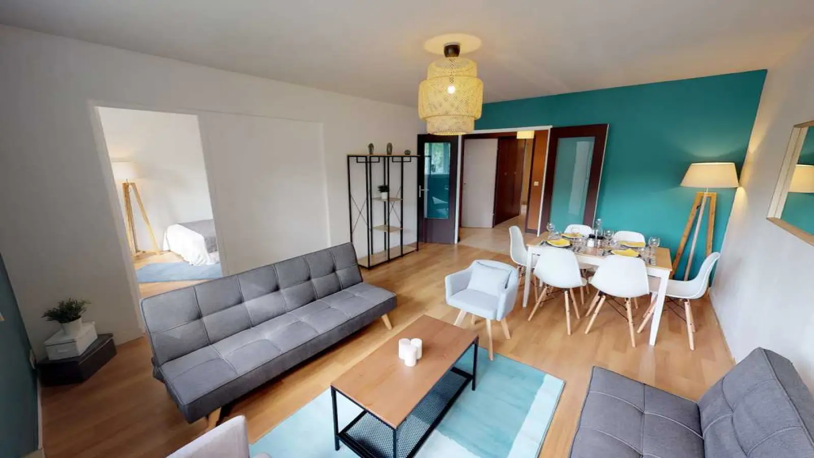 Chambre Rue des Cailloux à Clichy