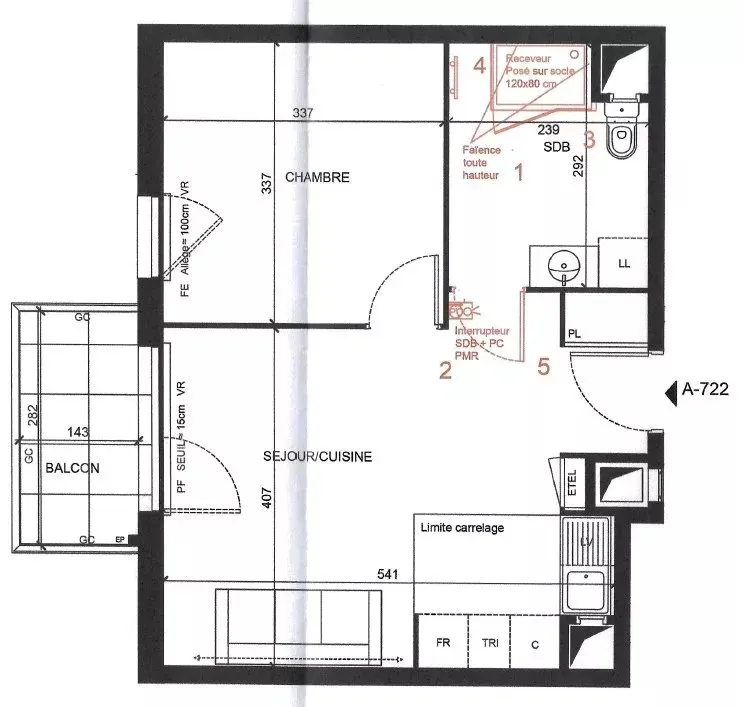 Flat Rue Henri Bergson in Asnières-sur-Seine