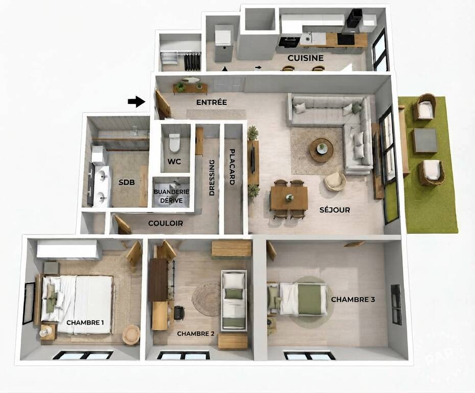Appartement Grande Rue à Garches
