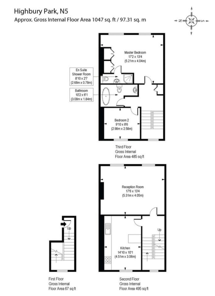Flat Highbury Park in Greater London