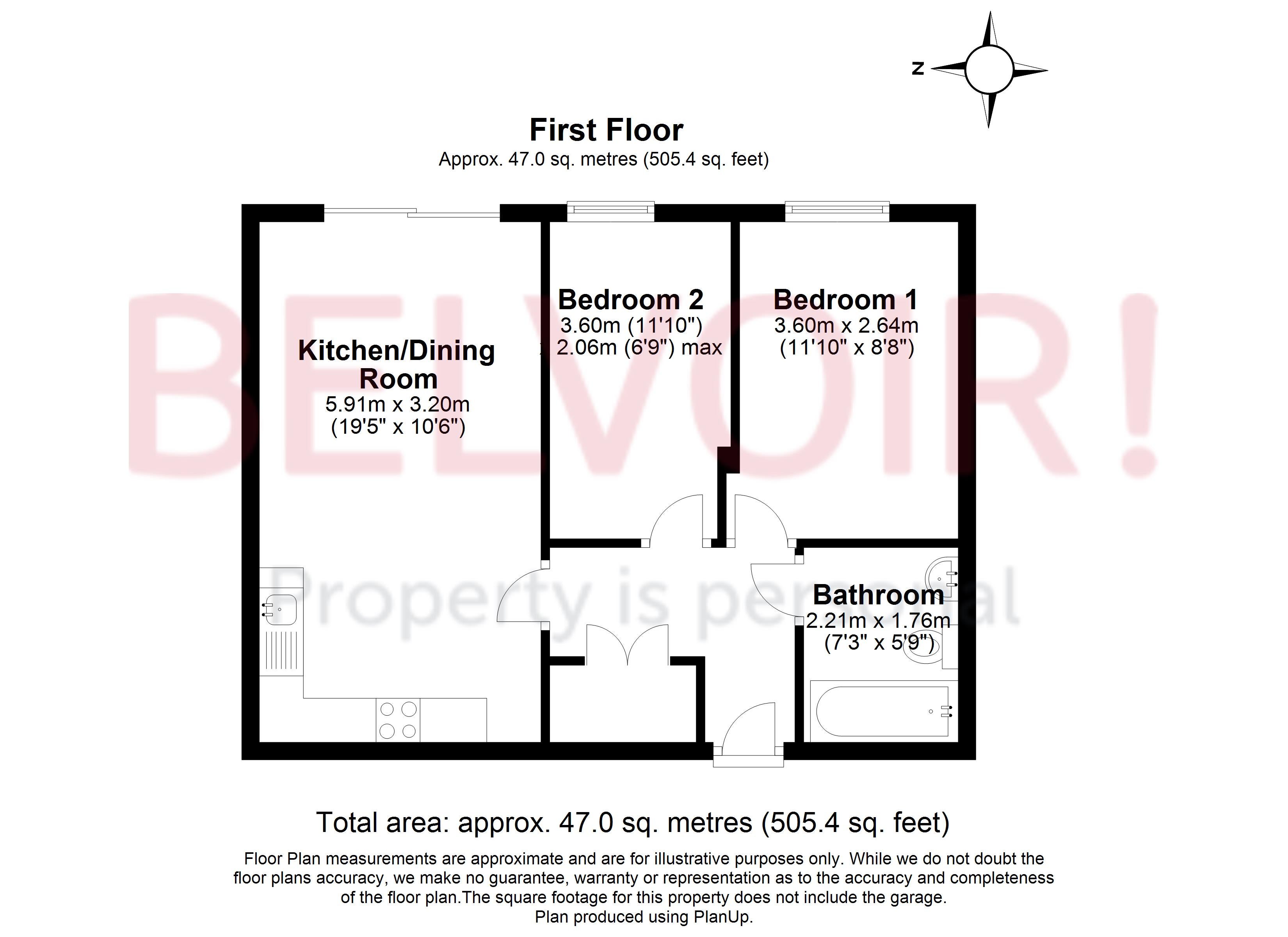 Flat Greenings Court in Warrington