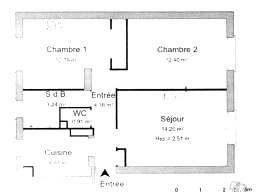 Appartement Rue des Treilles à Libourne