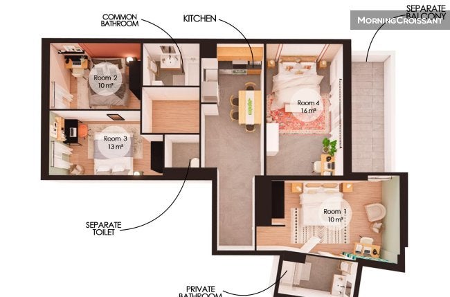 Appartement Rue des Malteries à Schiltigheim