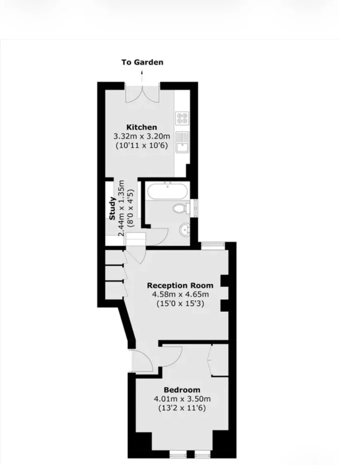 Flat Midland Terrace in Greater London