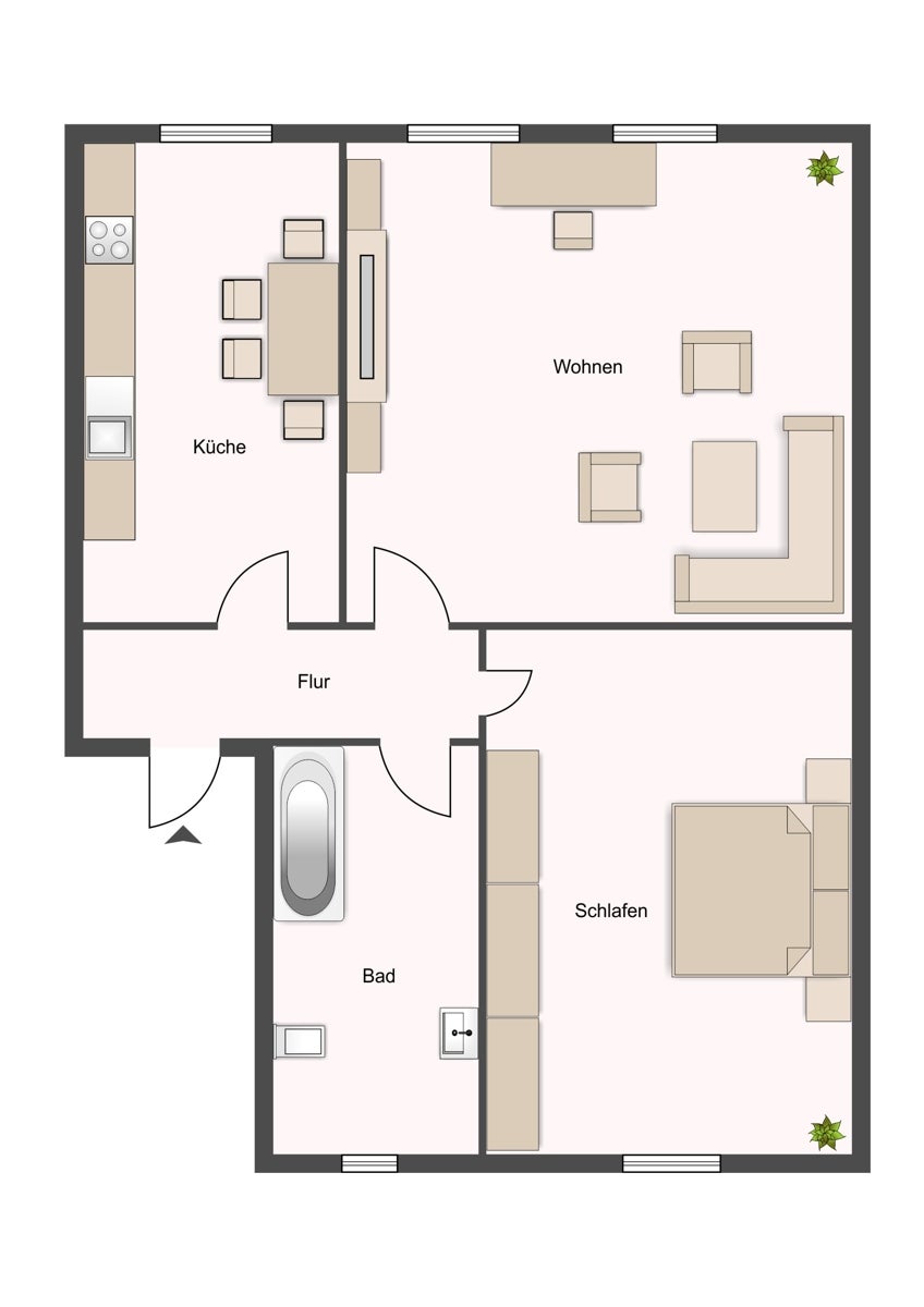 Wohnung Obere Hauptstraße in Hartmannsdorf