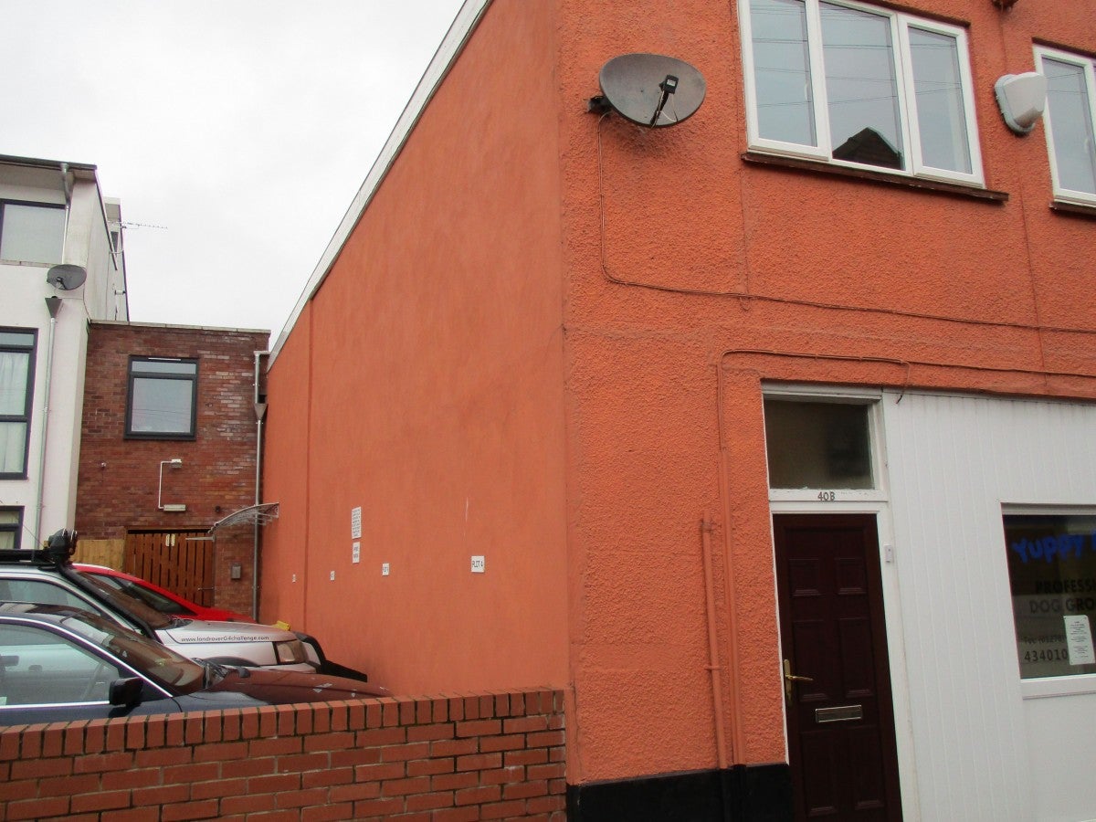 Flat Market Street in Bridgwater