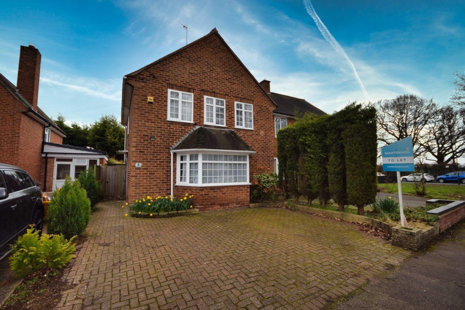House Grove Road in Metropolitan Borough of Solihull