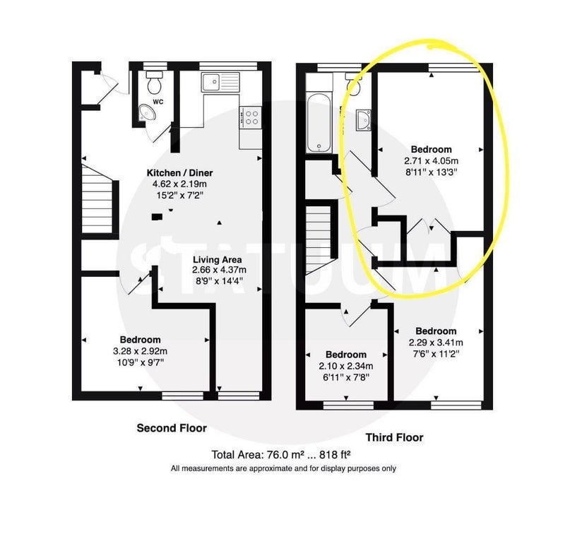 Room Wager Street in Greater London