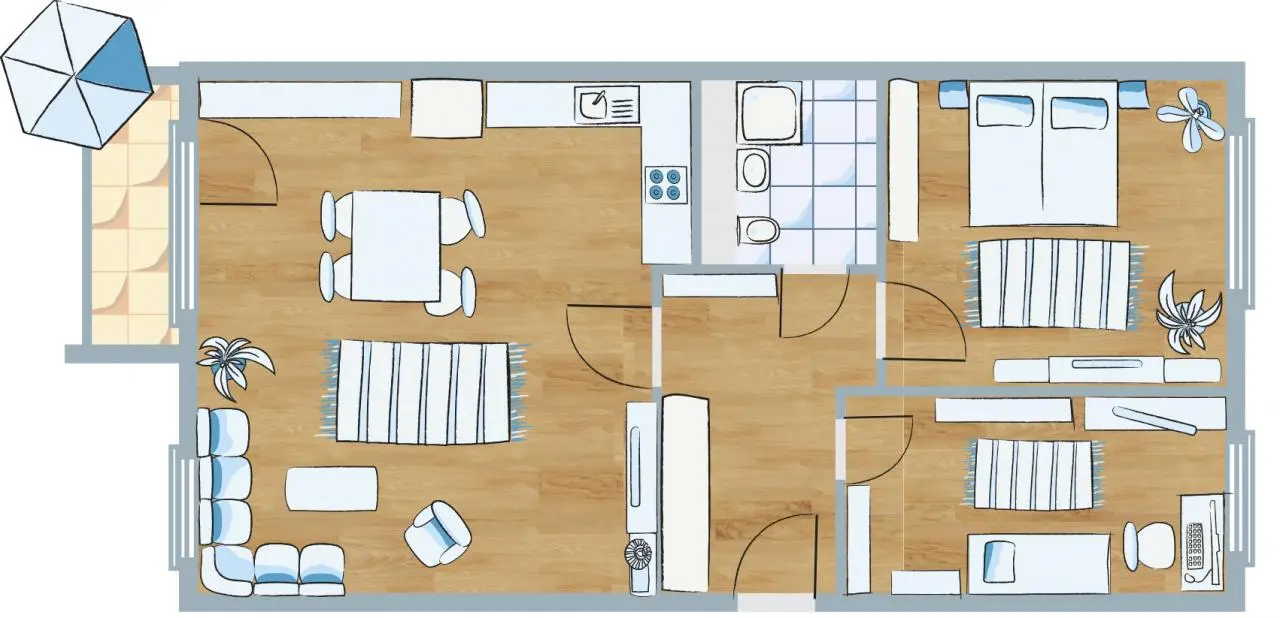 Wohnung Brahmsstraße in Brandenburg an der Havel