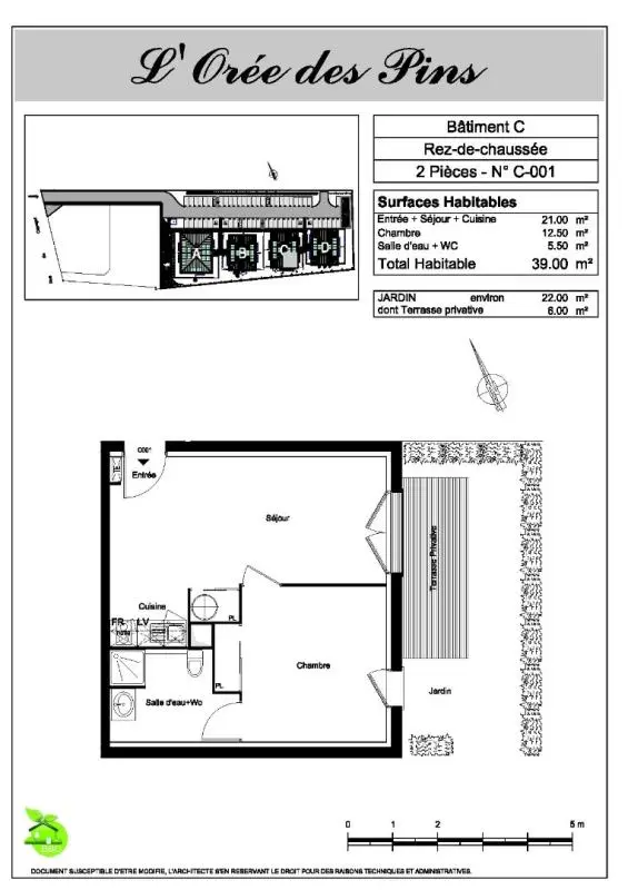 Appartement Rue de Capagut à Biscarrosse