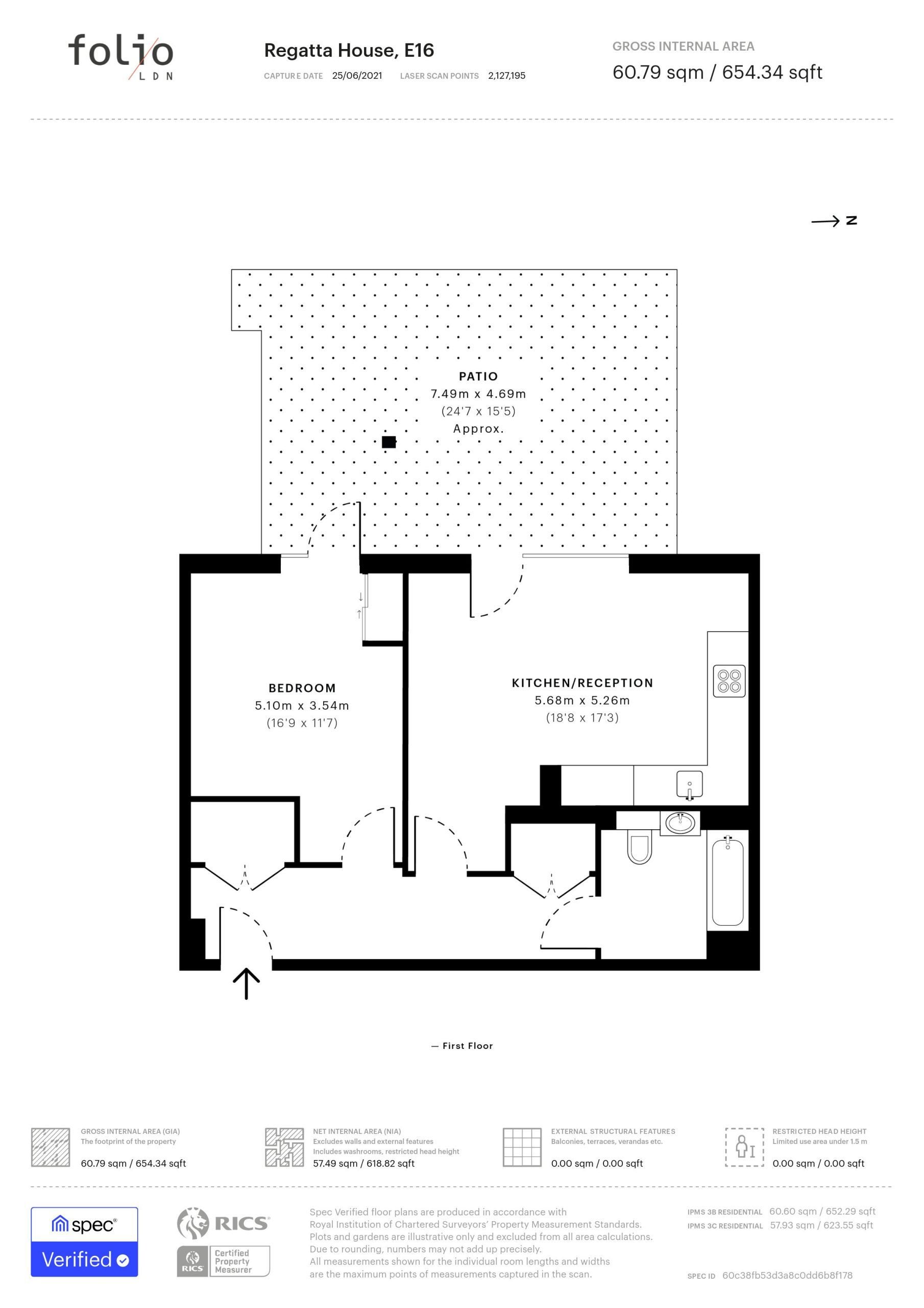 Flat Atlantis Avenue in Greater London