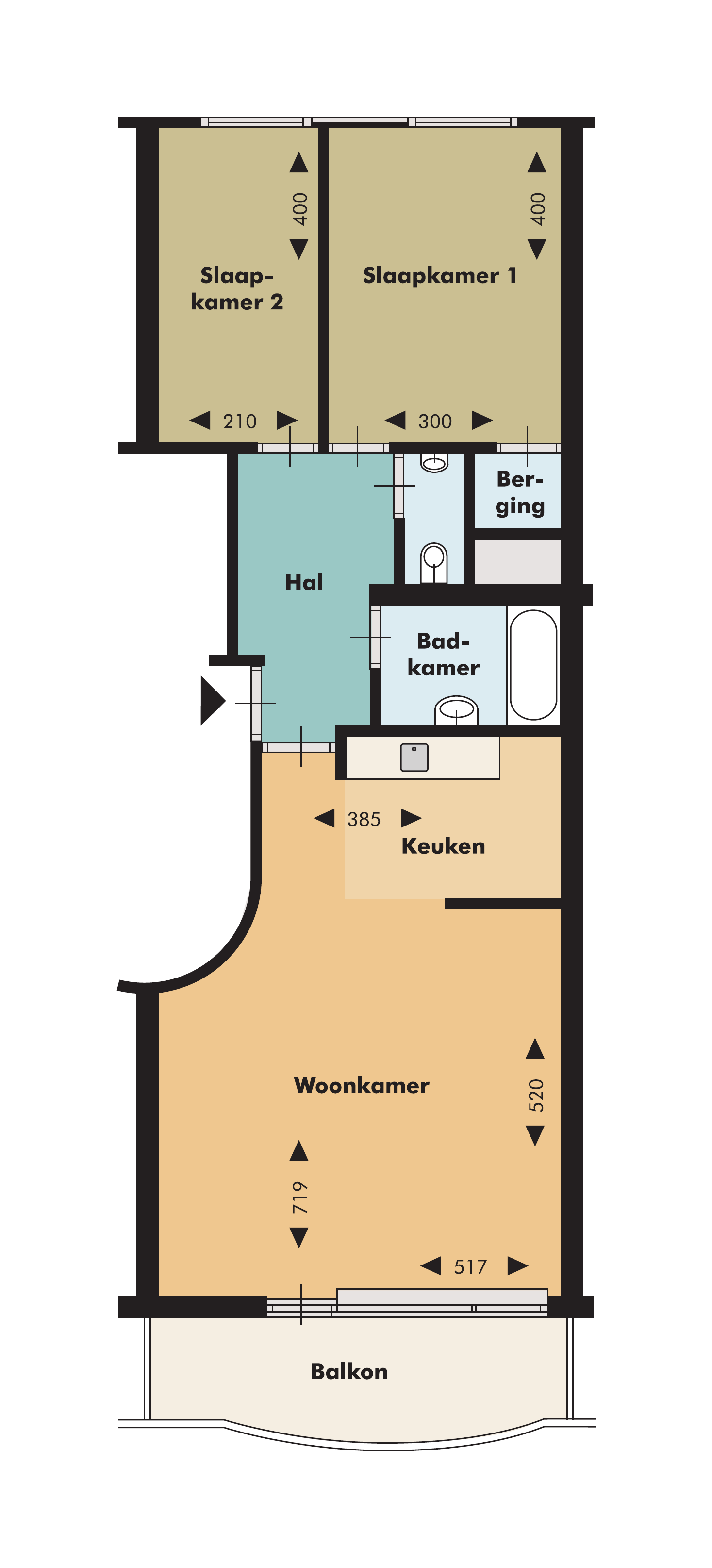 Appartement Linker Rottekade 467 in Rotterdam