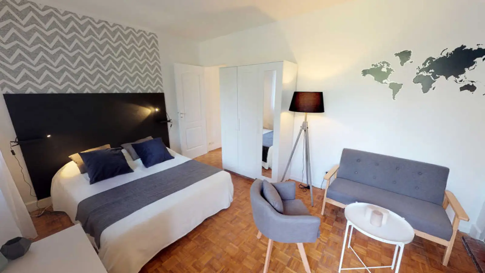 Chambre Avenue Ferdinand Buisson à Paris