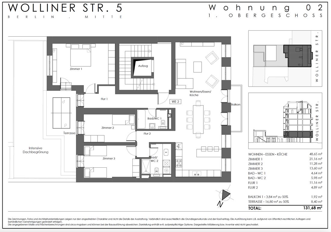 Wohnung Wolliner Straße in Berlin