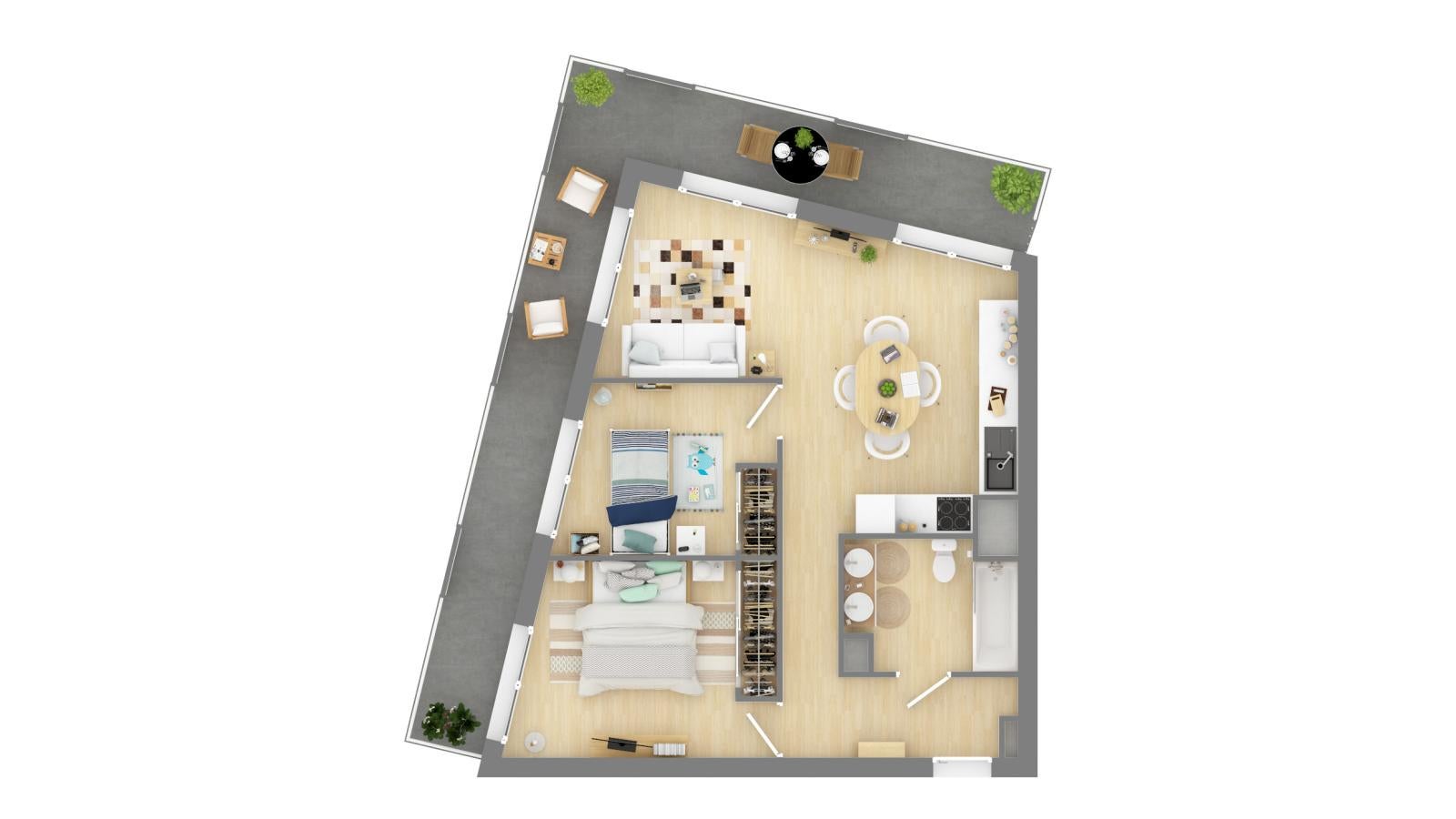 Flat Quai de Paludate in Bordeaux