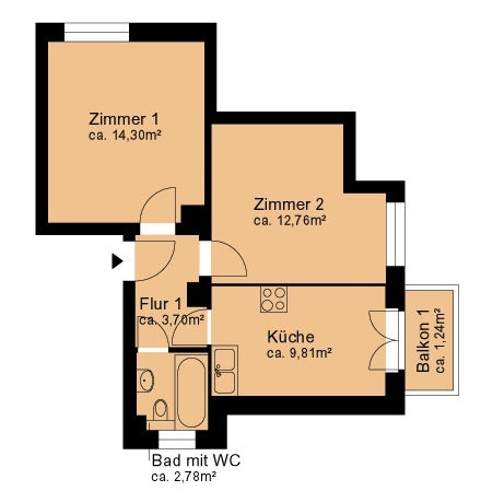Wohnung Troppauer Straße in Dresden
