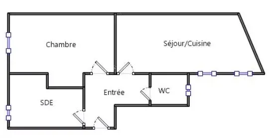 Appartement Rue de Prony à Asnières-sur-Seine