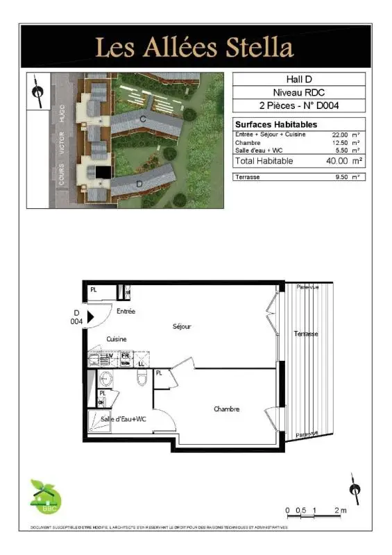 Appartement Cours Victor Hugo à Cenon