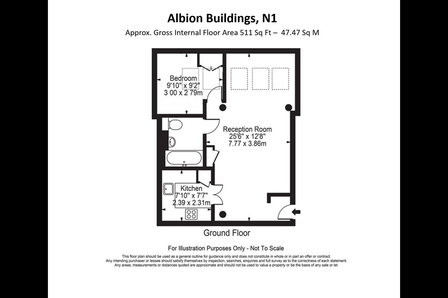 Flat Albion Yard in Greater London