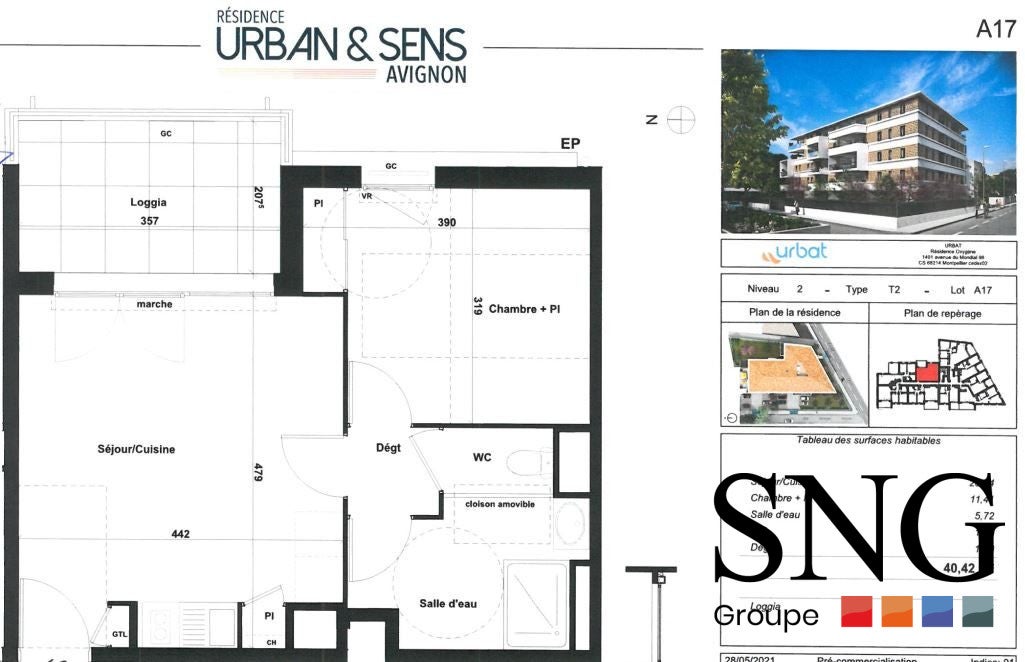 Appartement Route de Lyon à Avignon