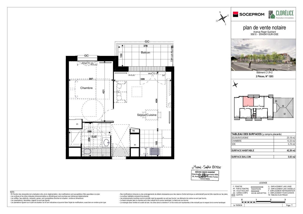 Appartement D 984 à Éragny-sur-Oise