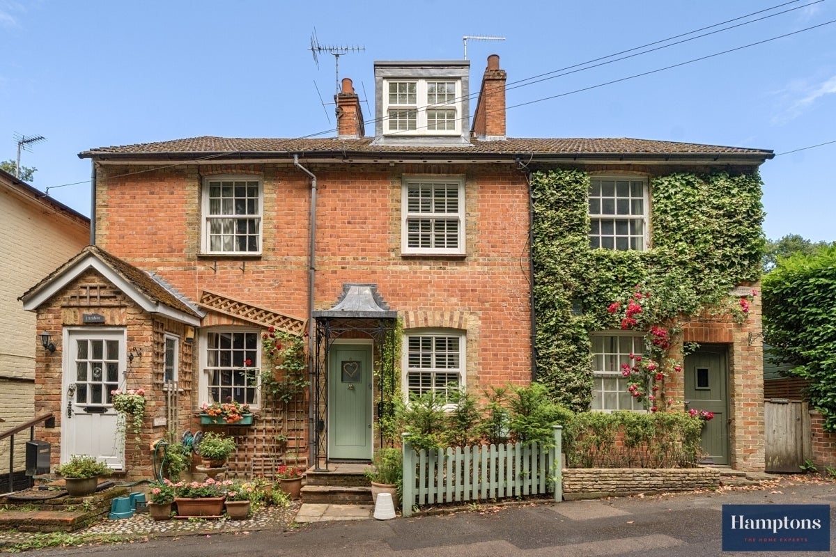 House Wick Road in Borough of Runnymede