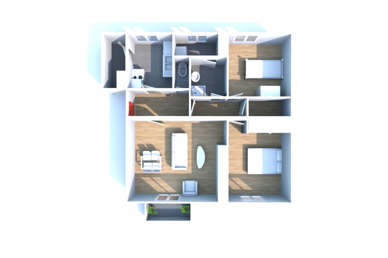 Flat Rue Jean Mermoz in Harfleur