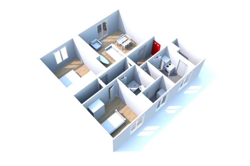 Flat Rue Jean Mermoz in Harfleur