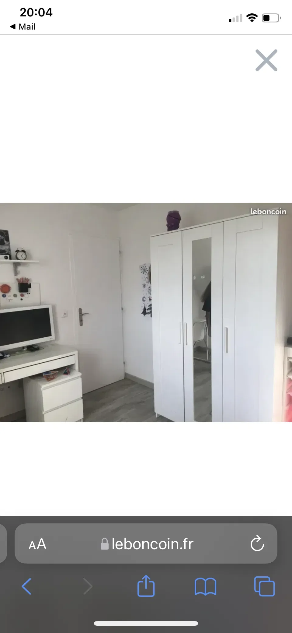 Chambre D 191 à Ballancourt-sur-Essonne