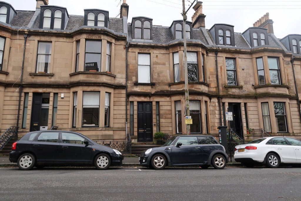 Flat Belmont Street in Glasgow