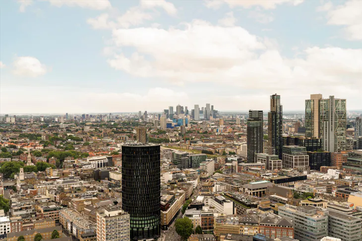 Flat City Road in Greater London