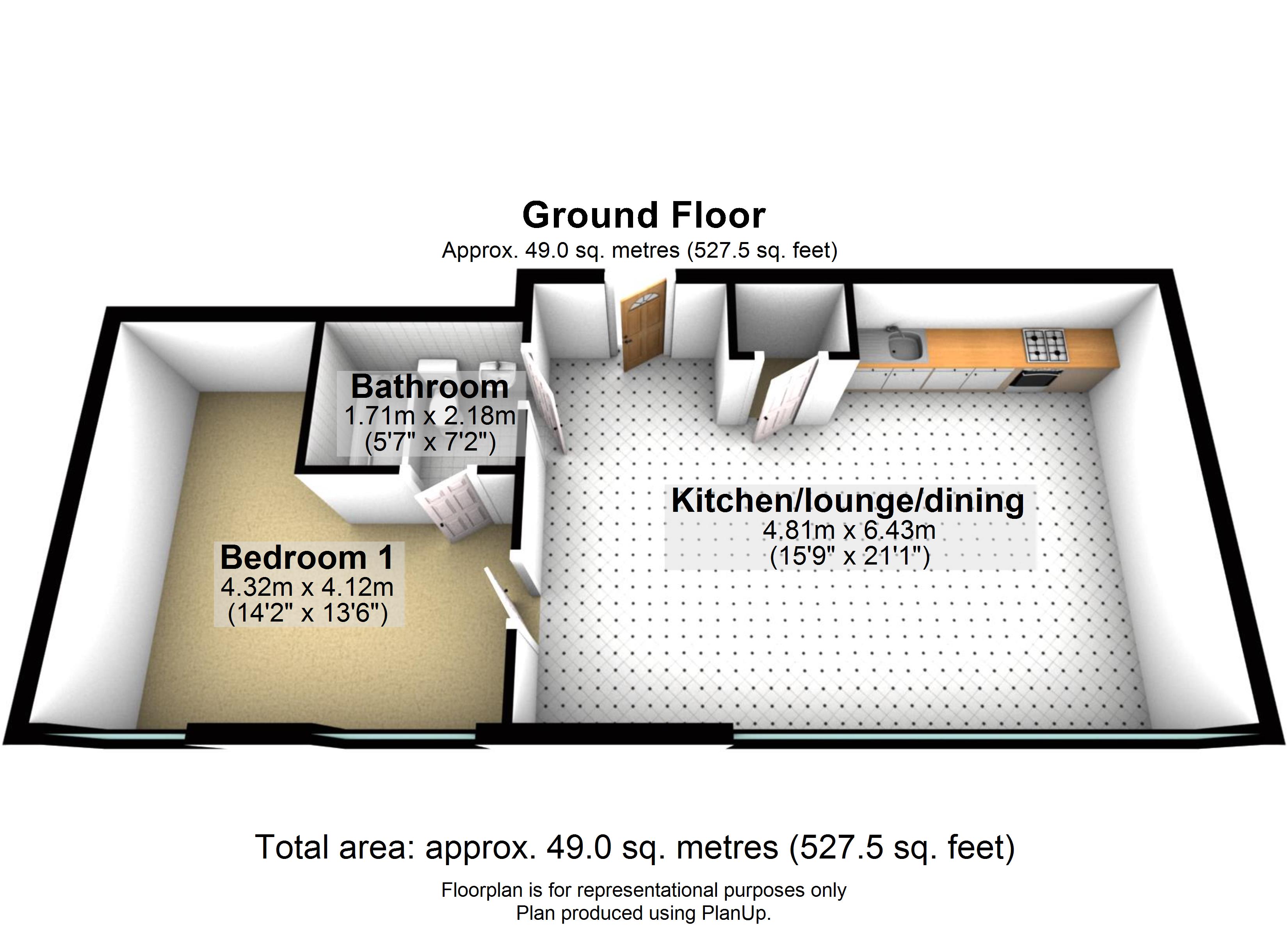 Flat Bramcote Lane in Broxtowe