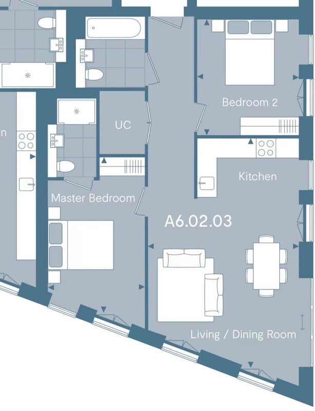 Flat Gough Street in Greater London