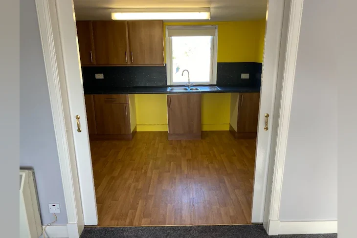 Flat South Road in Rhynie